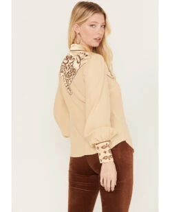 Shyanne Women's Long Sleeve Embroidered Western Snap Shirt -Deals Wild Cowgirl Style Store 2000382862 251 P4
