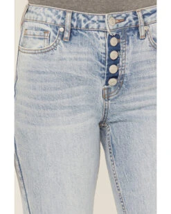 Cleo + Wolf Women's Light Wash High Rise Slim Bootcut Jeans -Deals Wild Cowgirl Style Store 2000382916 413 P2