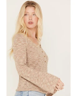 Idyllwind Women's Ranger Pointelle Henley Long Sleeve Shirt -Deals Wild Cowgirl Style Store 2000382998 104 P2