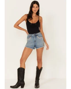 Idyllwind Women's Shiloh Drive Light Wash High Rise Rhinestone Studded Shorts -Deals Wild Cowgirl Style Store 2000383009 414 P1