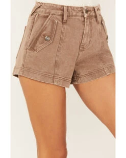 Cleo + Wolf Women's High Rise Stretch Shorts -Deals Wild Cowgirl Style Store 2000383232 251 P2