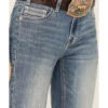 Rock & Roll Denim Women's Light Wash Mid Rise Bootcut Jeans -Deals Wild Cowgirl Style Store 2000385097 412 P2