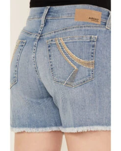 Ariat Women's Medium Wash Nayla 5" Stretch Shorts -Deals Wild Cowgirl Style Store 2000385129 414 P4