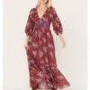 Free People Women's Golden Hour Floral Print Maxi Dress 1 Free People Women's Golden Hour Floral Print Maxi Dress -Deals Wild Cowgirl Style Store 2000385491 646 P1