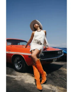 Idyllwind Women's Madie Faux Suede Fringe Tank