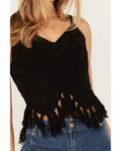 Shyanne Women's Crochet Fringe Tank -Deals Wild Cowgirl Style Store 2000386164 001 P3
