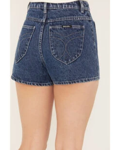 Rolla's Women's Medium Wash High Rise Denim Shorts
