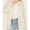 Cleo + Wolf Women's Oversized Plaid Print Button Up -Deals Wild Cowgirl Style Store 2000386559 110 P3