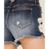 Driftwood Women's Daisy Daydream Dark Wash High Rise Goldie Frayed Shorts -Deals Wild Cowgirl Style Store 2000387010 416 P4