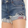 Lucky Brand Women's Medium Wash Seeing Stars Low Rise Distressed Shorts 1 Lucky Brand Women's Medium Wash Seeing Stars Low Rise Distressed Shorts -Deals Wild Cowgirl Style Store 2000388110 414 P2