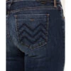Mia And Moss Women's Spellbound Dark Wash Mid Rise Kick Flare Stretch Jeans