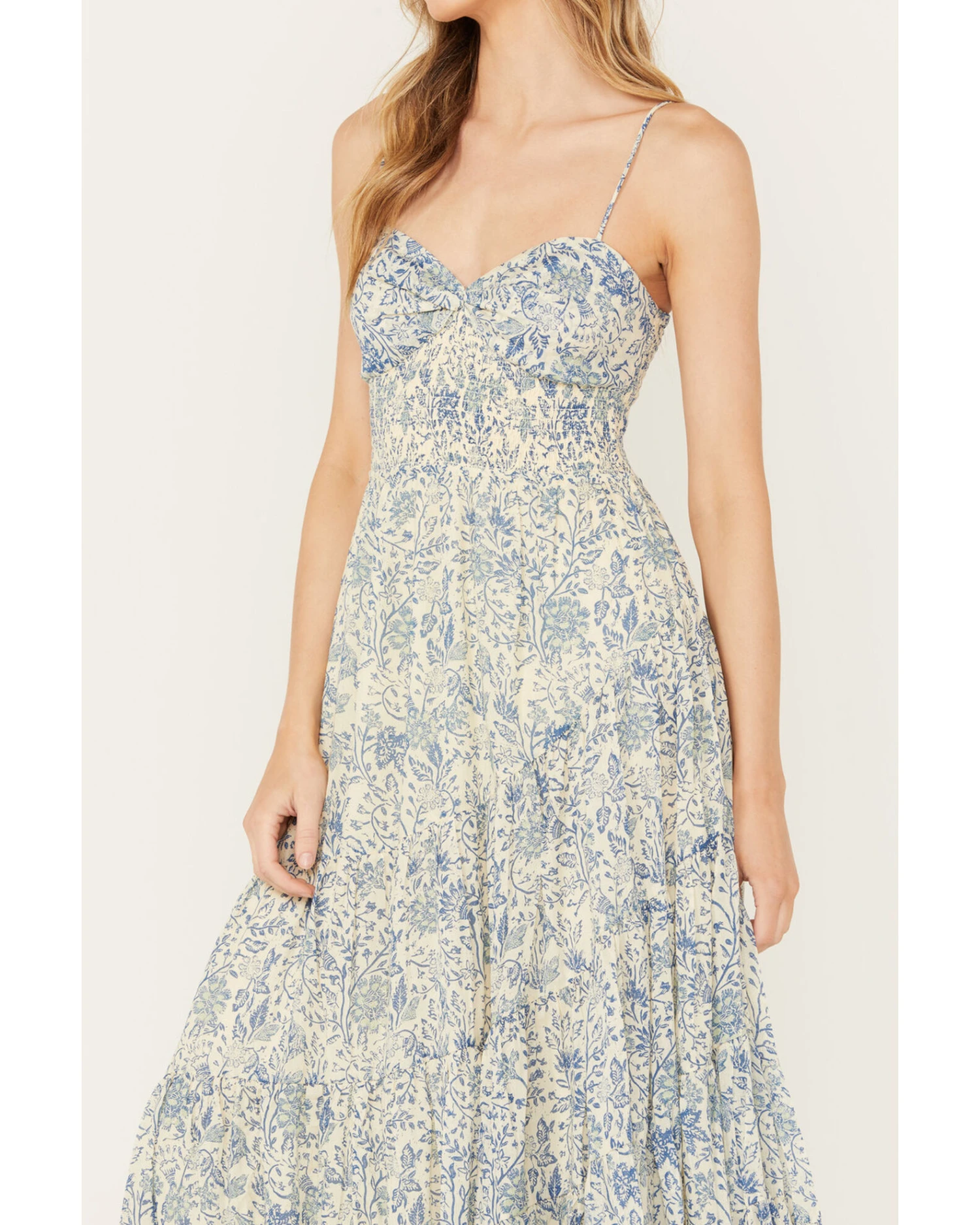 Free People Women's Sundrenched Floral Print Sleeveless Maxi Dress 5 Free People Women's Sundrenched Floral Print Sleeveless Maxi Dress - Image 3